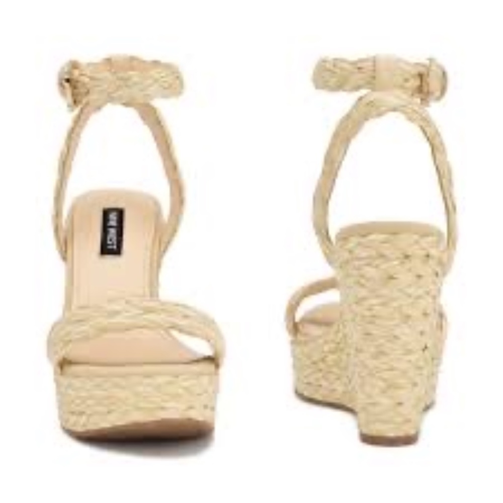 Nine West Henri Platform Sandal 7.5 New!